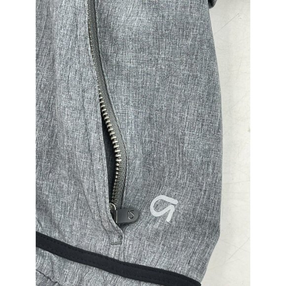 Gap Fit Men's Active Wear Running Gray Long Sleeve Zip Jacket Wind Breaker Med - Picture 5 of 8